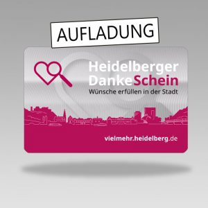Heidelberger DankeSchein - Aufladung einer bestehenden Scheckkarte