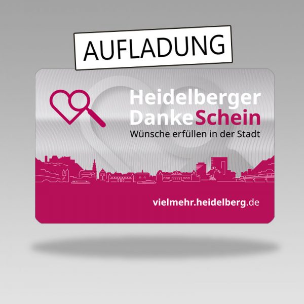 Heidelberger DankeSchein - Aufladung einer bestehenden Scheckkarte
